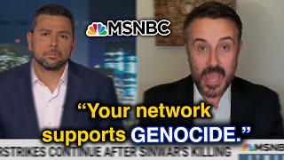 He Spoke Up For Gaza MSNBC Didn’t Post The Interview [upl. by Nibur]