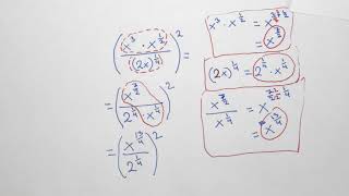 Matematik 2 Potenser med rationella exponenter 2 svåra uppgifter OBS FEL FINNS LÄS KOMMENTAR [upl. by Eitsyrc52]