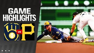 Brewers vs Pirates Game Highlights 92524  MLB Highlights [upl. by Asit134]