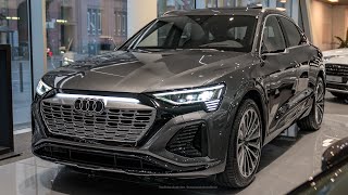 HDR 2023 Audi Q8 Sportback S line 55 etron quattro 408hp  Durable electric SUV in Detail [upl. by Eudocia]