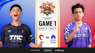 MPL PH S13  W2D3  TNC vs ECHO  GAME 1 [upl. by Aiyn]