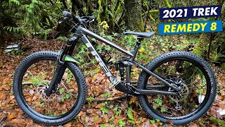 My New 2021 Trek Remedy 8 Tour of the bike and initial review [upl. by Lianne]