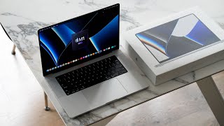 16quot M1 Max MacBook Pro UNBOXING and SETUP [upl. by Sherurd]