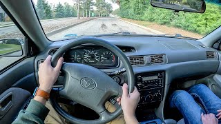 2001 Toyota Camry LE  POV Test Drive Binaural Audio [upl. by Enilreug]