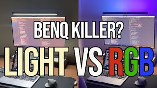 Quntis Monitor Light Bar Glow VS Gamezone RGB  Benq Halo killer [upl. by Chemash3]