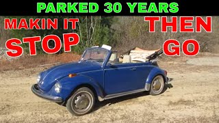 Old VW Beetle Gets 1st Drive after Being Revived [upl. by Nesral607]