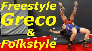 Freestyle VS Folkstyle WRESTLING Differences EXPLAINED [upl. by Atreb]