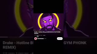 hotline bling AGGRESSIVE GYM PHONK REMIX [upl. by Otreblide]