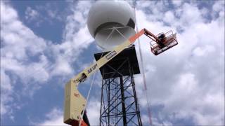 18ft Radome Installation [upl. by Hsiwhem]