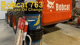 Bobcat 763 Chaincase Oil Replacement [upl. by Annayrb]