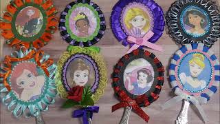 dollar tree crafts Disney Princess Mirror [upl. by Claresta]