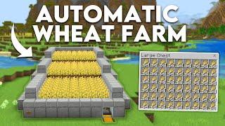 The BEST Automatic Wheat Farm Tutorial EVER for Minecraft [upl. by Mahalia684]