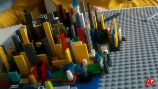 microscale city MOC LEGO illegal [upl. by Adnohsat]