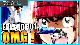 LE DÉFI DE TSUBASA  LA NANKATSU VS LA SHŪTETSU  ANALYSE EPISODE 01 CAPTAIN TSUBASA  REAG 09 [upl. by Nylyram]