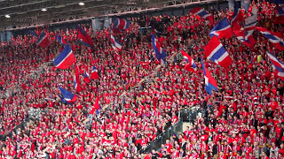 Wisla Krakau fans goal celebration against Cracovia 21032015 [upl. by Anetsirk]