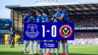 EVERTON 10 SHEFFIELD UNITED  Premier League highlights [upl. by Asilat]