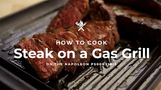 How to Cook a Steak on a Gas Grill [upl. by Hersh182]