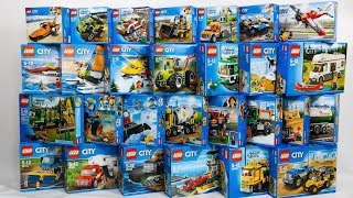 50 SETS COMPILATIONCOLLECTION OF LEGO CITY GREAT VEHICLES [upl. by Alhahs]