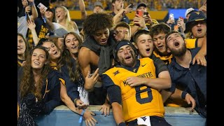 West Virginia sings Country Roads after beating Pitt in Backyard Brawl [upl. by Alexei]