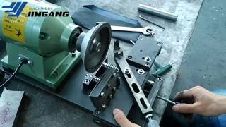 How to use Knife Grinder to sharp grooving knife [upl. by Tutt]