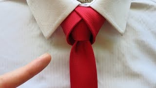 How to tie a tie  Tulip necktie knot tutorial [upl. by Asia]