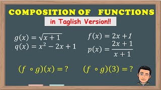 Composition of Functions  General Mathematics Grade 11  RYANS BOARD [upl. by Elletnuahc758]