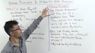 Hasse Principle and Hilberts 10th Problem [upl. by Ameh657]