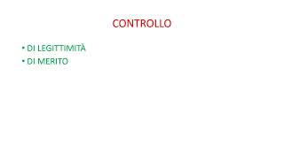 L’ATTIVITA’ AMMINISTRATIVA DI CONTROLLO [upl. by Lowell]