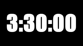 3 HOUR 30 MINUTE TIMER • 210 MINUTE COUNTDOWN TIMER ⏰ LOUD ALARM ⏰ [upl. by Folly]