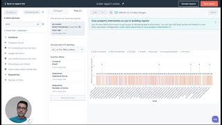 Sequences Reporting in HubSpot by Clicks and Email  Using the HubSpot Custom Report Builder [upl. by Reppart]