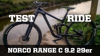 TEST RIDE 2  2017 Norco Range C 92 29er [upl. by Leviram]