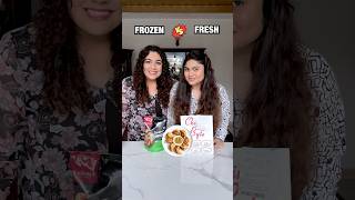 Frozen vs Fresh Tandoori Momos which is better foodreview foodchallenge [upl. by Emerson]