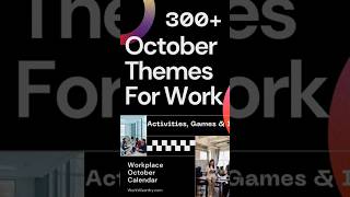 Office October Month themes and work calendar plan [upl. by Trust]