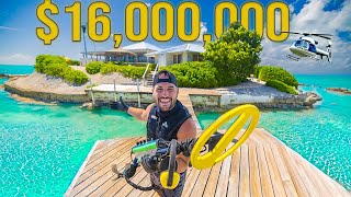 Searching For Treasure at OFFGRID Luxury Private Island Helicopter Spearfishing EXPENSIVE FIND [upl. by Ulland]