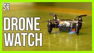 Watch Drone  Da Heng DH800 Mini Folding Drone  Review [upl. by Leahcimnoj152]