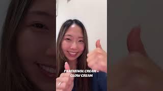 panthenol cream is the best way to achieve glowy skin koreanskincare [upl. by Asilana]