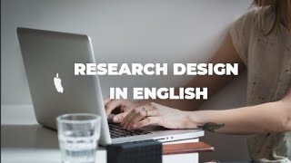 research design notes in english [upl. by Aikcin]