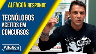 Quais tecnólogos são aceitos em concursos  Evandro Guedes  AlfaCon Responde [upl. by Benton]