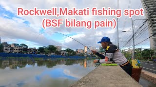 Rockwell Makati fishing spot BSFblack soildier fly larvae bilang pain fishing tilapiafishing [upl. by Ydnat]