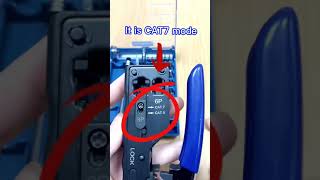 How to adjust the crimping tool for different types of RJ45 connectors shorts rj45 vcelink [upl. by Butcher]