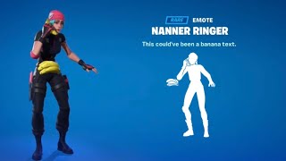 Free banana ringer Fortnite emote Code [upl. by Ettenan]