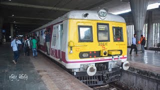 Retrofitted local Departing from Kharghar station [upl. by Roban]