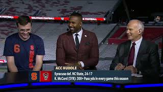 Kyle McCord on ACC Huddle [upl. by Adalie]