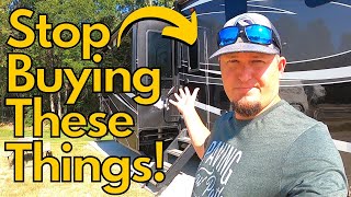 Save Your Money Youll Thank Us Later Stop Buying These Things Fulltime RV Living [upl. by Bate]