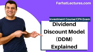 Dividend Discount Model DDM Explained with Examples [upl. by Anyar]