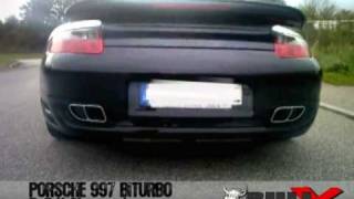 BullX Porsche 997 BiTurbo Exhaust System [upl. by Jala]