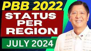 DEPED PBB 2022 STATUS PER REGION UPDATE  JULY 2024 [upl. by Pratt]