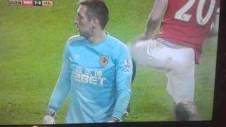 Allan McGregor save vs Manchester United [upl. by Blader]