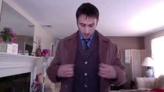 Tennant LongCoat Magnoli Review No 6 Tenth Doctor Cosplay [upl. by Noli]