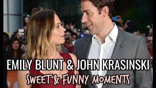 Emily Blunt amp John Krasinski RELATIONSHIP GOALS  Sweet amp Funny Moments [upl. by Lleon812]